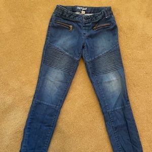 Cat and Jack Moto Skinny Jeans size 8